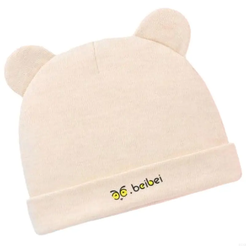 DXAD Cotton Newborns Hat Comfortable Baby Fetal Caps for Indoor Outdoor 2-Layer Bonnet