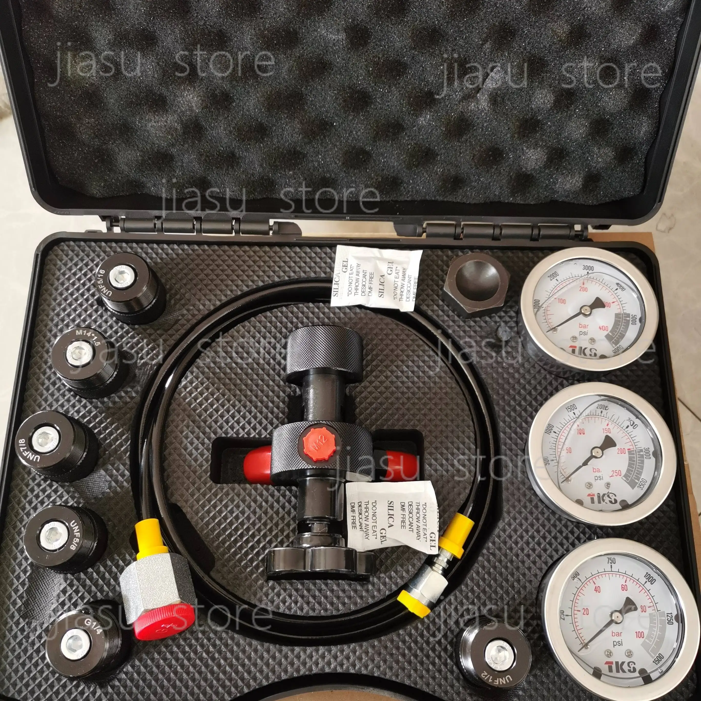 Hydraulic Accumulator Nitrogen Charging Kit FPU-1, 5 In 1 Inflation Tool, Energy Storage Charging Accessory