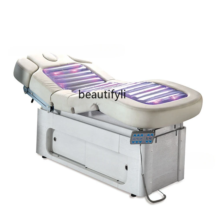 Electric Beauty Bed High-End Beauty Salon Club Hydrotherapy Bed Spa Massage Couch Lifting Facial Micro Plastic Bed