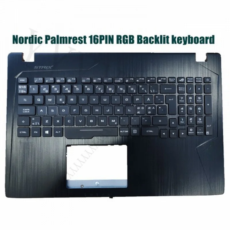 

Q Nordic Palmrest 16PIN RGB Backlit keyboard for Asus GL553V FX553V FX53V G553V