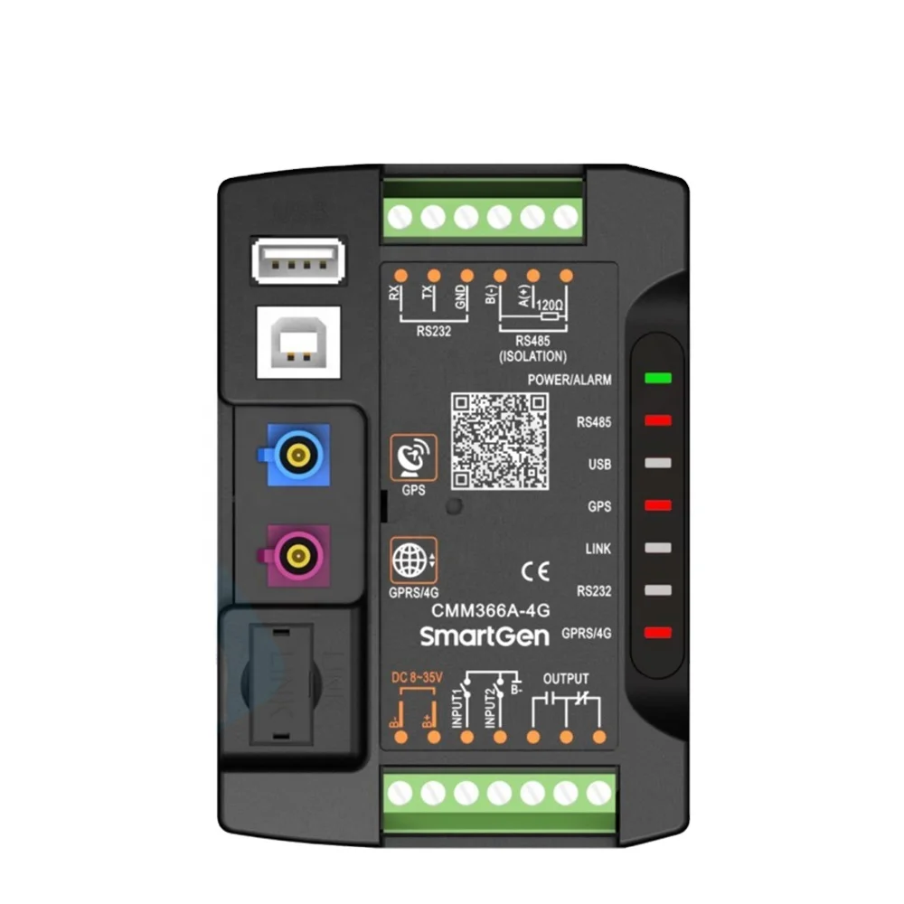 Smartgen CMM366A-4G 4G GPRS Wireless Network Cloud Monitoring Communication Module CMM366A-ET Ethernet Generator Control Panel