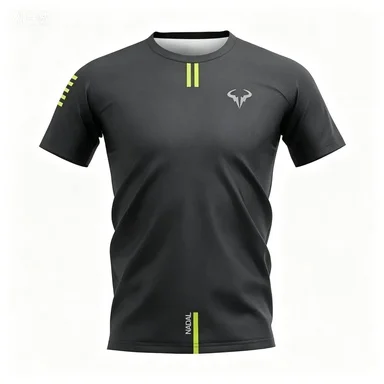 Sports Casual Short-sleeve T-shirt Breathable Round Neck Fashion Print Daily Sports Wear Simple Versatile Style Comfortable Fit