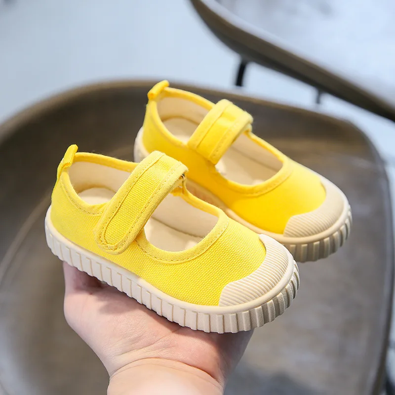 кроссовки детские Children Canvas Shoe Colorful Boy Girl Baby Shoe Spring New Students Korean Style Casual Shoe Girl Sports Shoe