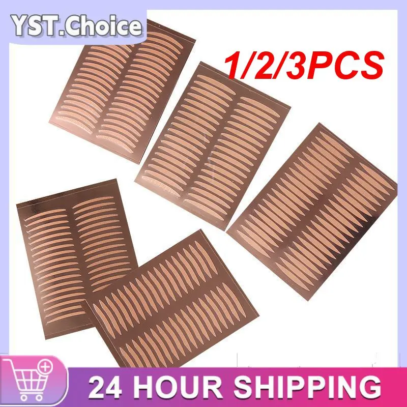 1/2/3PCS Invisible Double Eyelid Sticker Rose Gold Mesh Pattern Invisible Self-adhesive Eyelid Sticker Eyelid Tool Eye Makeup