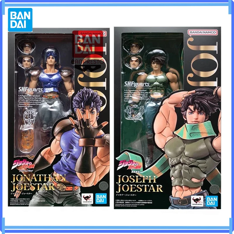 Bandai en stock, figuras de acción originales S.h.figuarts Jojo Jojo Jonathan Joestar, modelo Shf, juguetes en caja, regalos