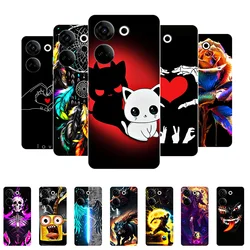 For Tecno Camon 20 Case CK6n Funny Cute Silicone Soft Back Cases for Tecno Camon 20 4G Cover Camon20 Shockproof Bumper