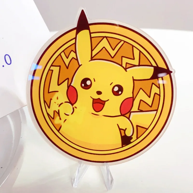 Pokemon Pikachu Round Heat Resistant Mat Drink Cup Coasters Insulation Non Slip Pot Holder Table Placemat Kitchen Accessories