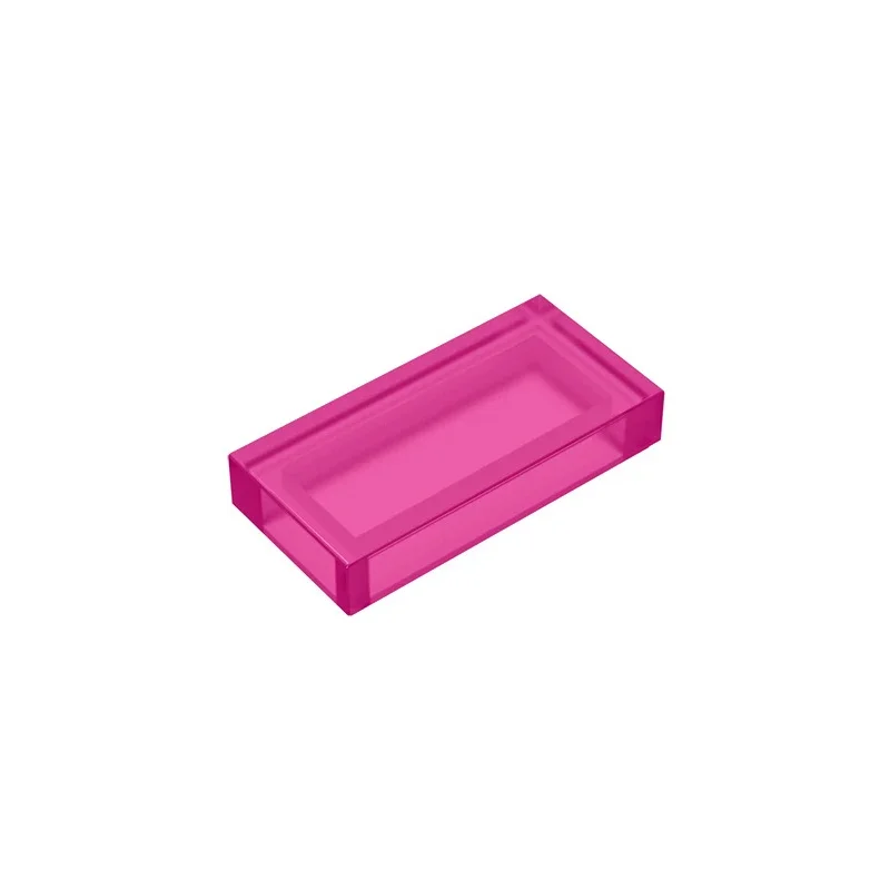 Gobricks GDS-566 Fliese 1 x 2 mit Nut, kompatibel mit Lego 3069 30070 Teilen, technische DIY-Bausteine für Kinder