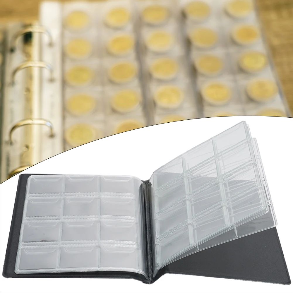 Collection Coin Album Book Holders 10 Pages Collector 120pcs Coin Album Portable Easy to carry Easy Convenient