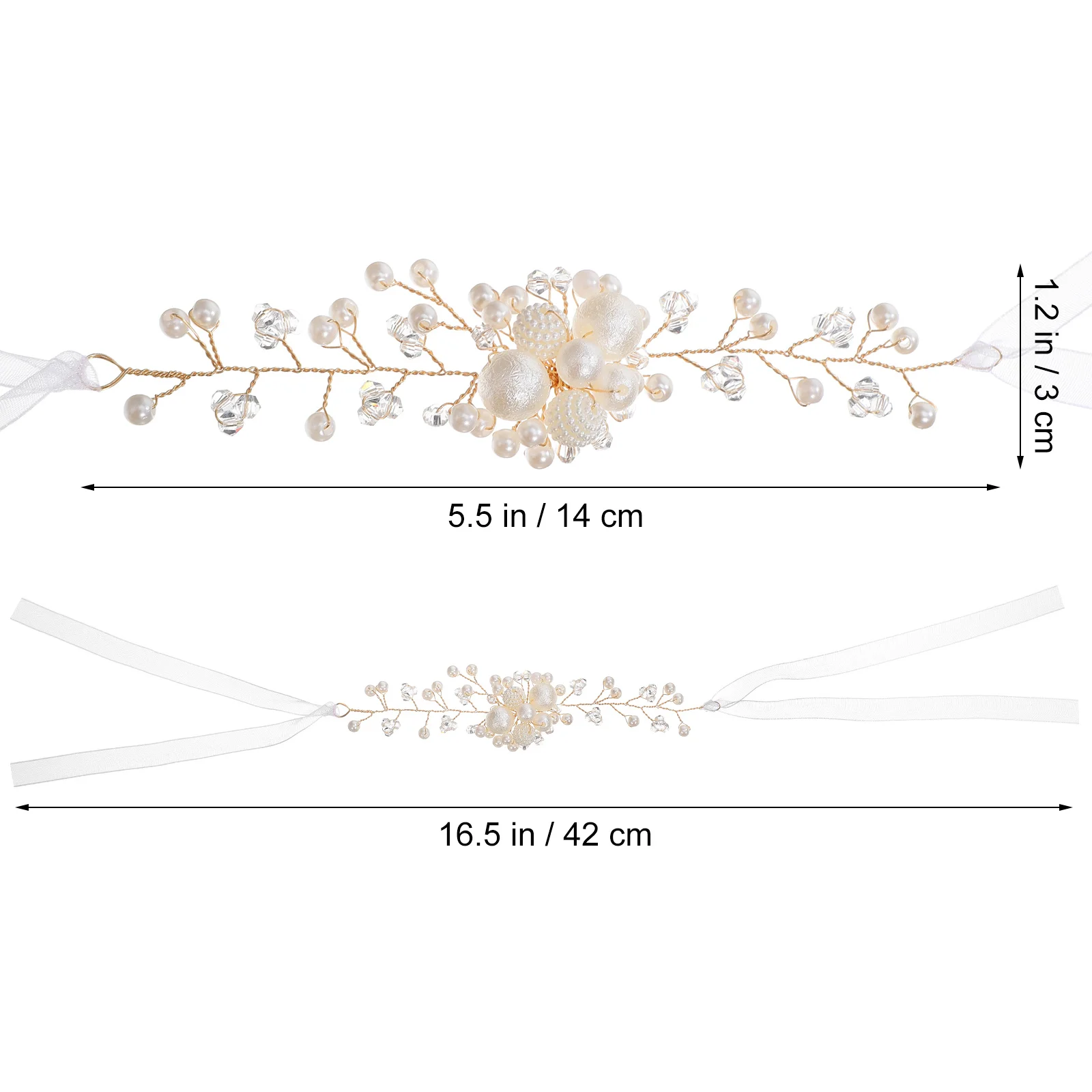 Cuentas decorativas de flores de mano con perlas, pulsera cómoda para novia, boda, muñeca, flor, damas de honor, flores de mano, fiesta de baile