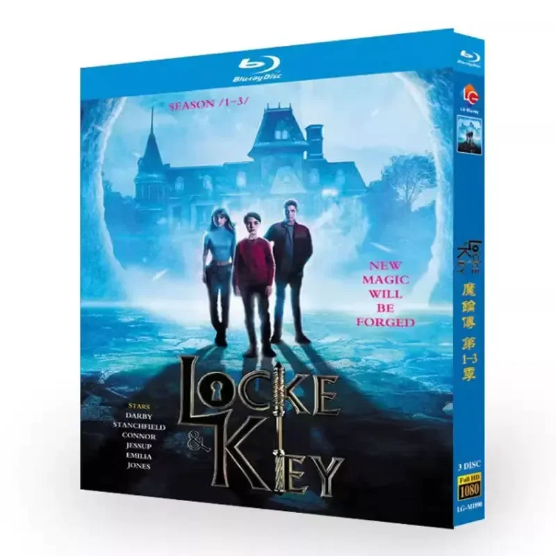 BD Blu-ray Disc Magic Key: Сериалы 1-3 сезоны, американский телесериал, 1080p, бокс-сет с китайскими и английскими субтитрами