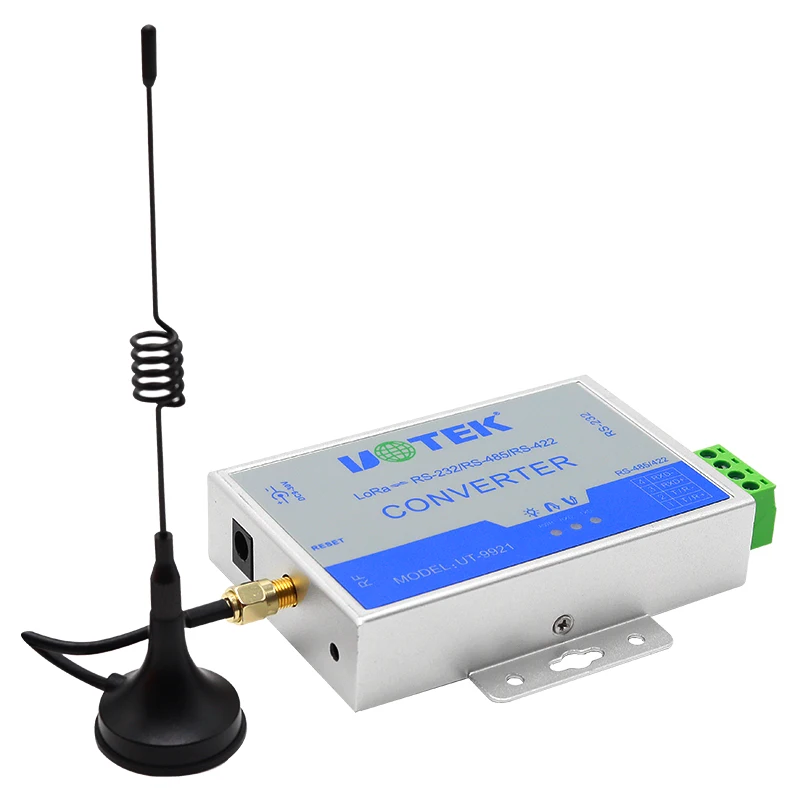 UOTEK LoRa إلى RS-232/485/422 محول اتصالات لاسلكية طويلة المدى محول LoRa عالي الجودة UT-9921