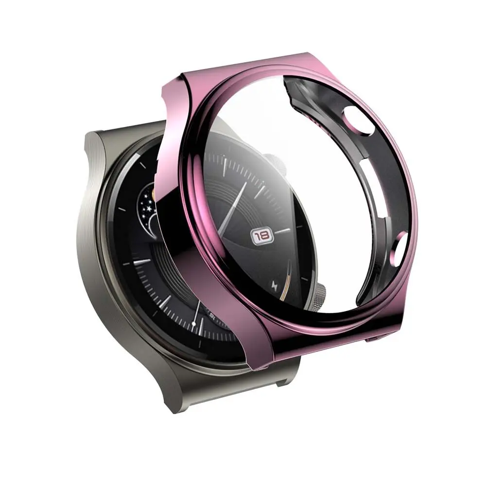 

Transparent Shell Screen Protector Watch Frame Cover Full Protective Cover For Huawei watch gt 2 pro Case Smart Watch Protector