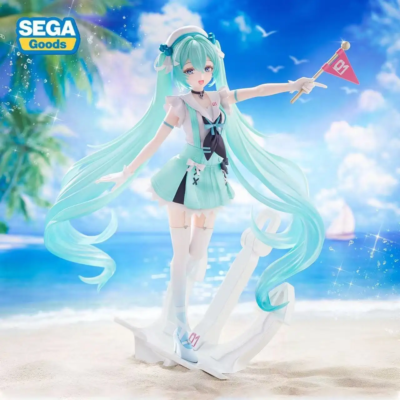 即納品-セガ-figurizmα-初音ミク-セーラー服バージョン-24cm-アニメフィギュア-pvc製-コレクターズモデル-おもちゃ-ギフト