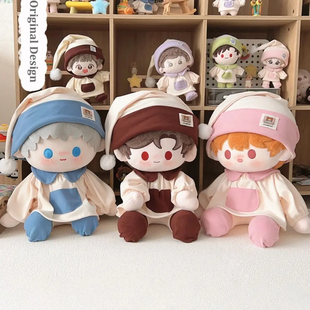 

4pcs Cute Replace Clothing Loungewear Handsome Dress up DIY Pajamas Set Casual 20CM Cotton Clothes