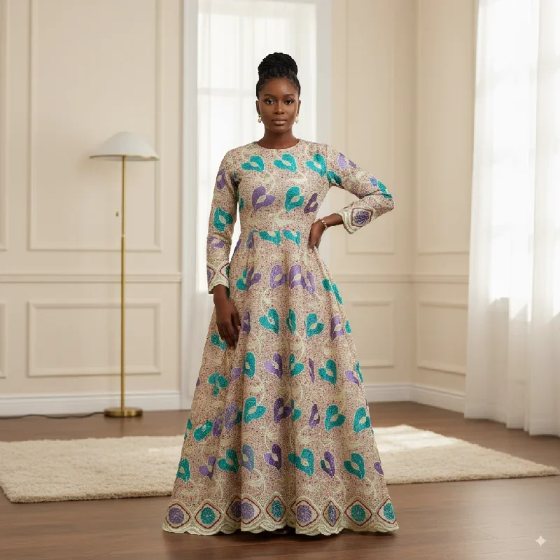 

5-ярдовая высококачественная швейцарская кружевная ткань, сухая кружевная вышивка, африканские ткани из 100% хлопка, швейцарская вуаль, кружево в Дубае, стиль 27L592804