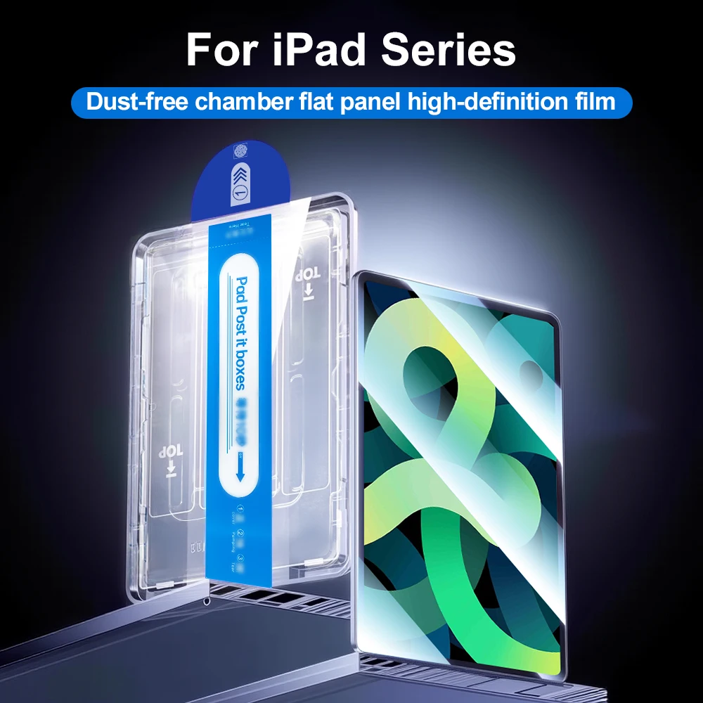 زجاج مقسى عالي الدقة لنقل الضوء لجهاز iPad Pro 13 11 10 12.9 M4 M3 M2 10th 9th لجهاز iPad Air 13 Mini 6 7 واقي للشاشة #2