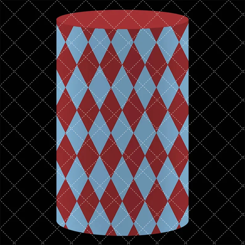 Mehofond الأحمر السيرك اسطوانة يغطي ل كرنفال حفلة عيد ميلاد ديكور الركيزة غطاء عيد ميلاد استحمام الطفل الحلويات الدعائم المرنة