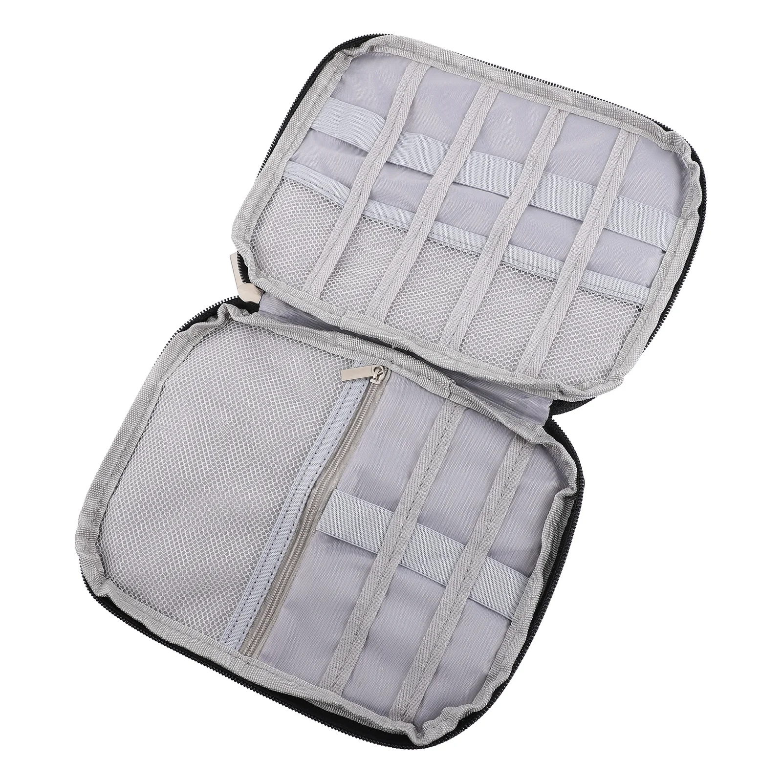 

Watch Band Storage Bag Strong Material No Fade Deformation Cable Organizer for Earphones Charging Cables Watch Straps Travel