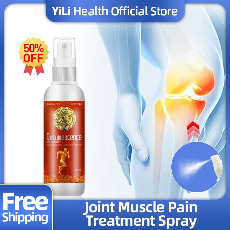 

Joint Pain Treatment Spray Bone Arthritis Muscle Pain Medicine Sciatica Relief Apply To Waist Neck Back Knee Pseudo-ginseng 60ml