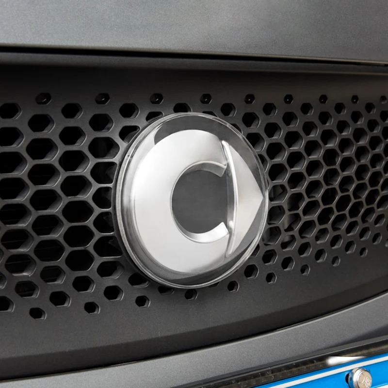 Transparent Car Front Logo Emblem Protective Sticker Rear Trunk Badge Cover For Smart 453 Fortwo Forfour Exterior Accessories