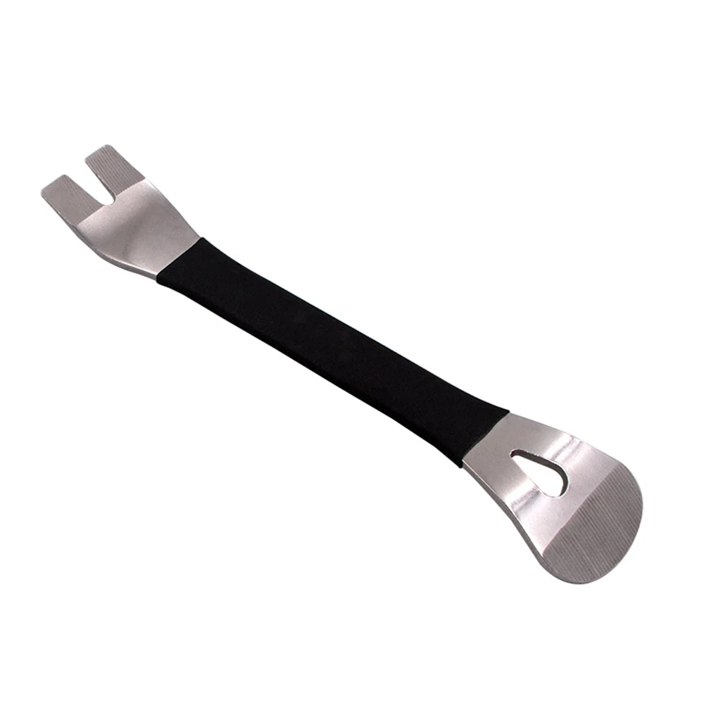 1pc outil de démontage de garniture de voiture en acier inoxydable durable à deux extrémités garniture démontage horizontal outil de levier panneau