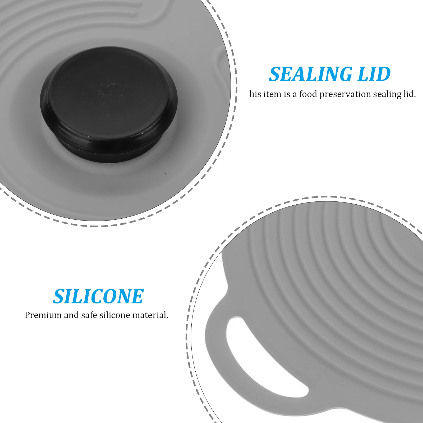 

Silicone 27cm Supply Kitchen Silicone Lid Food Preservation Airtight Bowl Cover High Temp Resistance