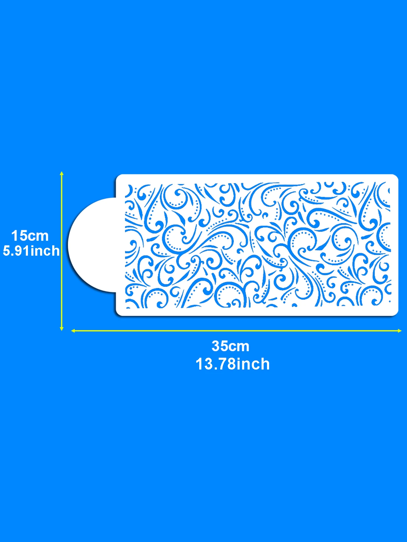 Willow Branch Design Cake Stencil for Fondant Biscuit Plant Cake Decorating Tools Baking Wedding Party Food Grade PET Templates