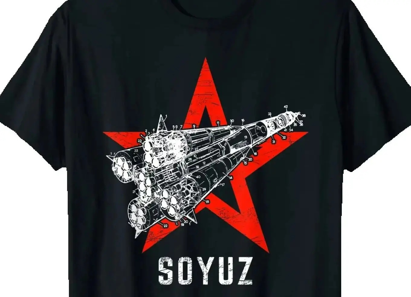 

Russia Communism Soviet Union Space Program Soyuz Rocket T Shirt. Short Sleeve 100% Cotton Casual T-shirts Loose Top Size S-3XL
