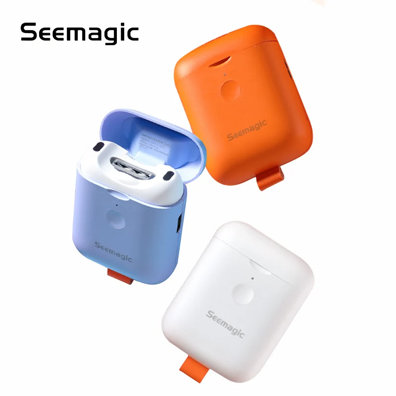 

Seemagic Automatic Electric Nail Clipper with LED Light Mini Safe Nail Trimmer for Baby Adults Seniors Children