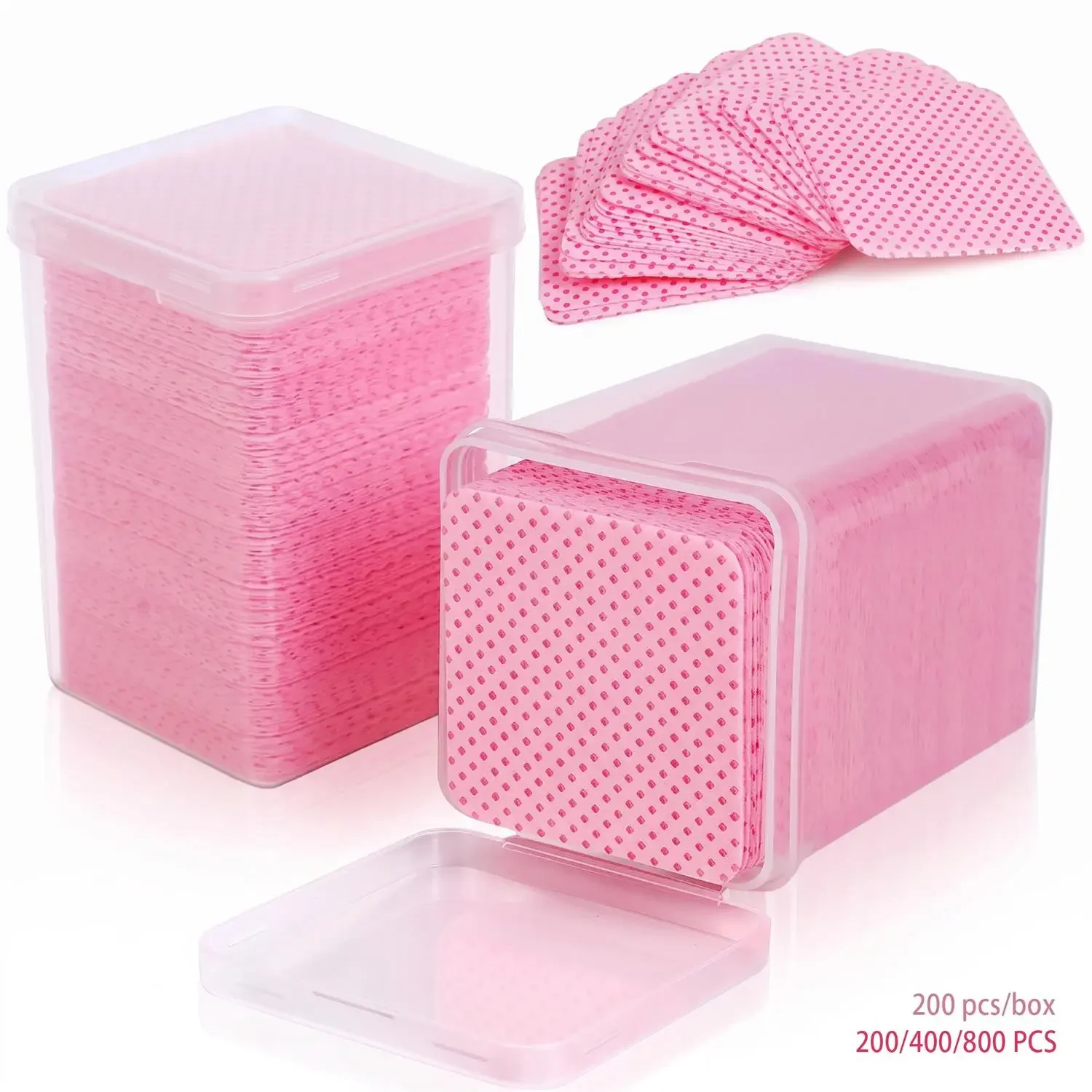 Professional Lint-Free Nail Wipes: Super Absorbent & Fuzz-Free, Perfect for Nail Polish Removal and Lash Glue Cleanup