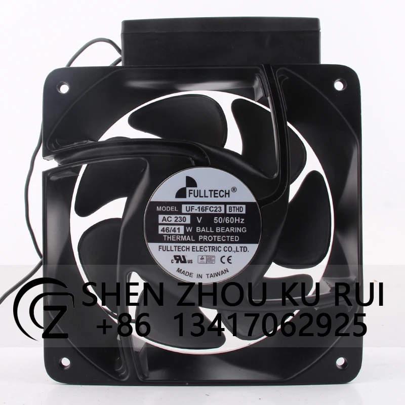 Double ball bearing Case Fan for Fuyou Axial Fan 160*160*62MM 16CM UF-16FC23BTHD 230V Inverter Large Air Volume Cooling Fan