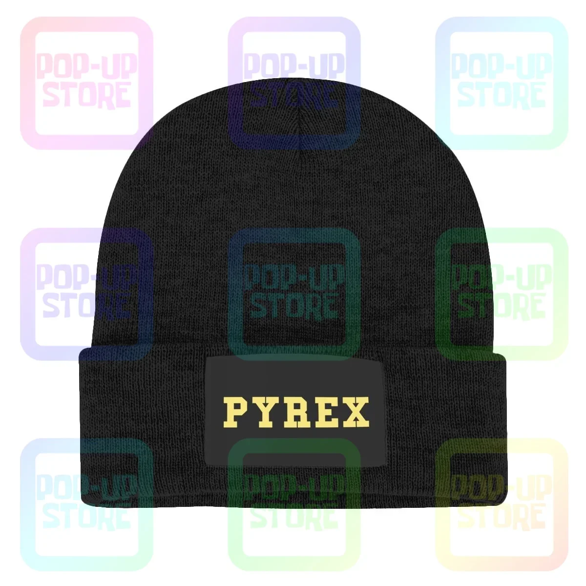 Pyrex -- 19Epb40037 Blueunisex Knitted Beanie Hat Beanies Cap Casual Fashion Adjustable