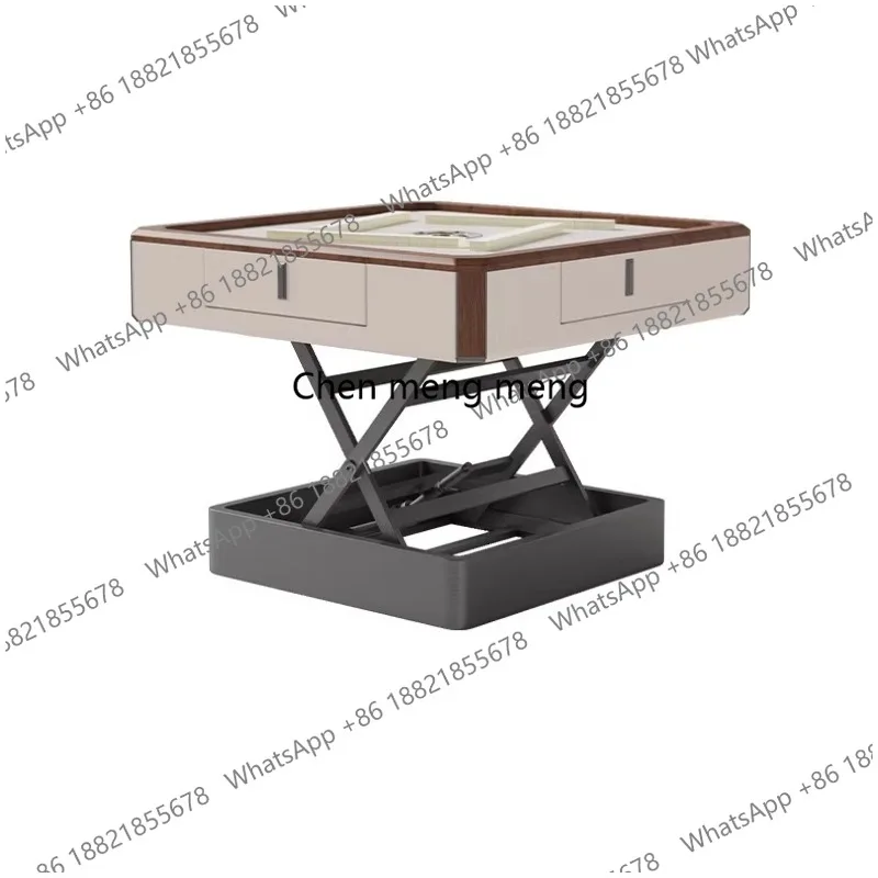 Coffee table black walnut household multi-functional dual-purpose integrated automatic lifting table