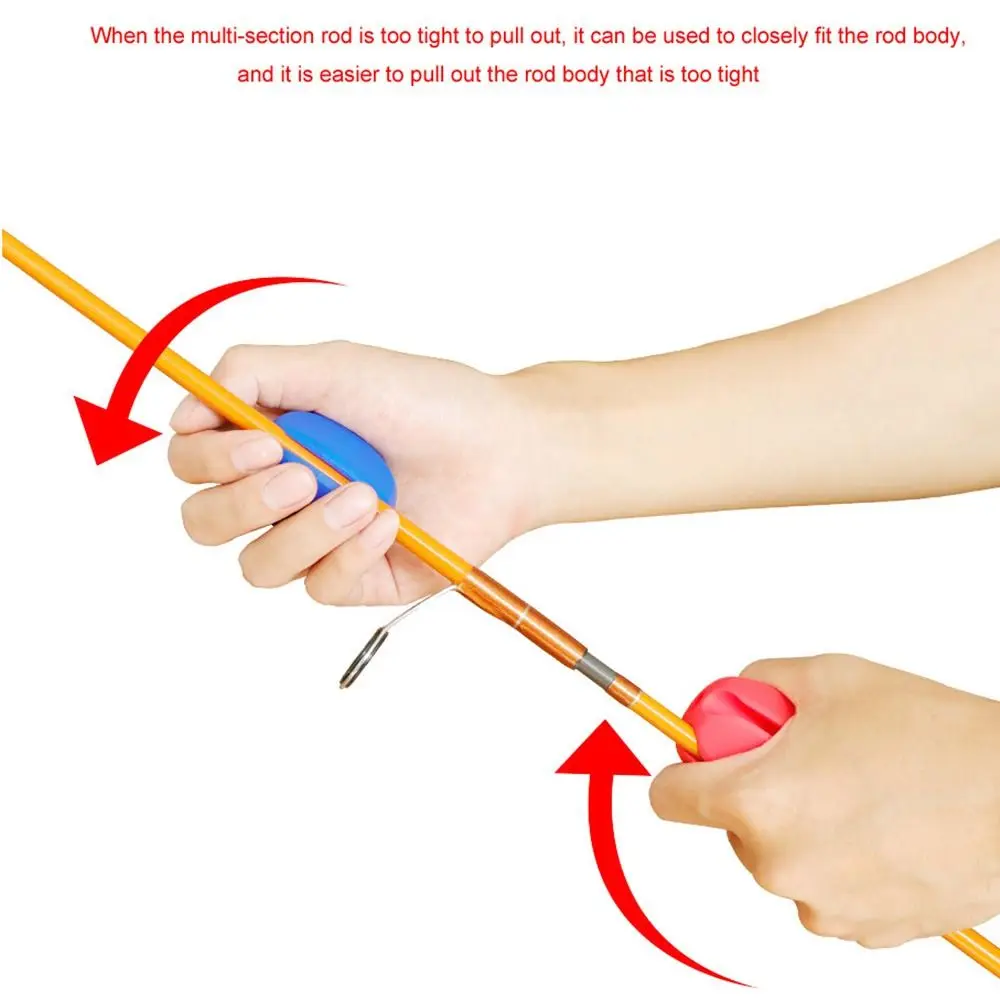 Durable Anti-Collision Fishing Rod Fixed Ball Protection Mini Rod Retractor Rod Ball Fishing Accessories