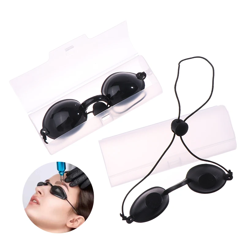 Light Blocking Eye Mask Salão de beleza Máscara de olho para fotorejuvenescimento Laser IPL Tratamento da lâmpada UV LED Sunbathing Eyewear