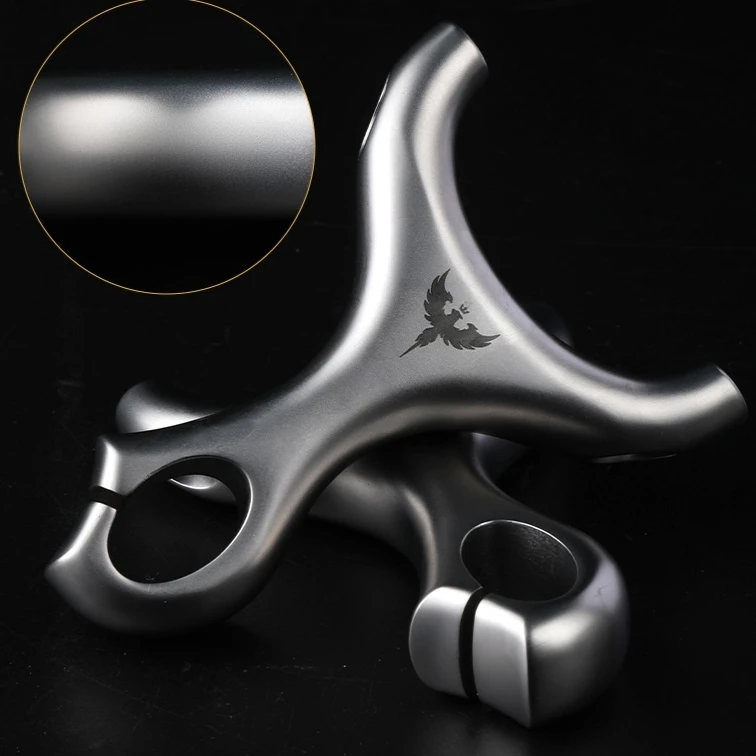 

Stainless Steel Flat Rubber Band Slingshot High-precision Ball Clamping Rapid Shooting Outdoor Sports Competition Hunting Tool