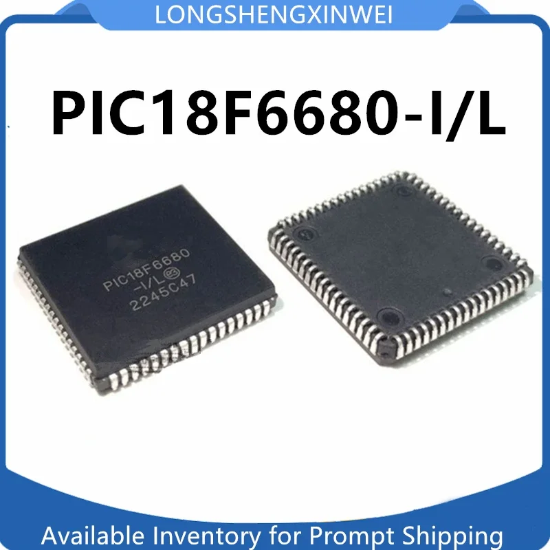 1PCS PIC18F6680-I/L SMT PLCC-68 New High-performance Enhanced Microcontroller Chip Original