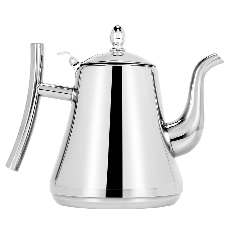 1.5L Stainless Steel Teapot Coffee Pot With Filter Kettle Home Hotel Bar Restaurant Stainless Steel Kettle Pot Induction Cooker