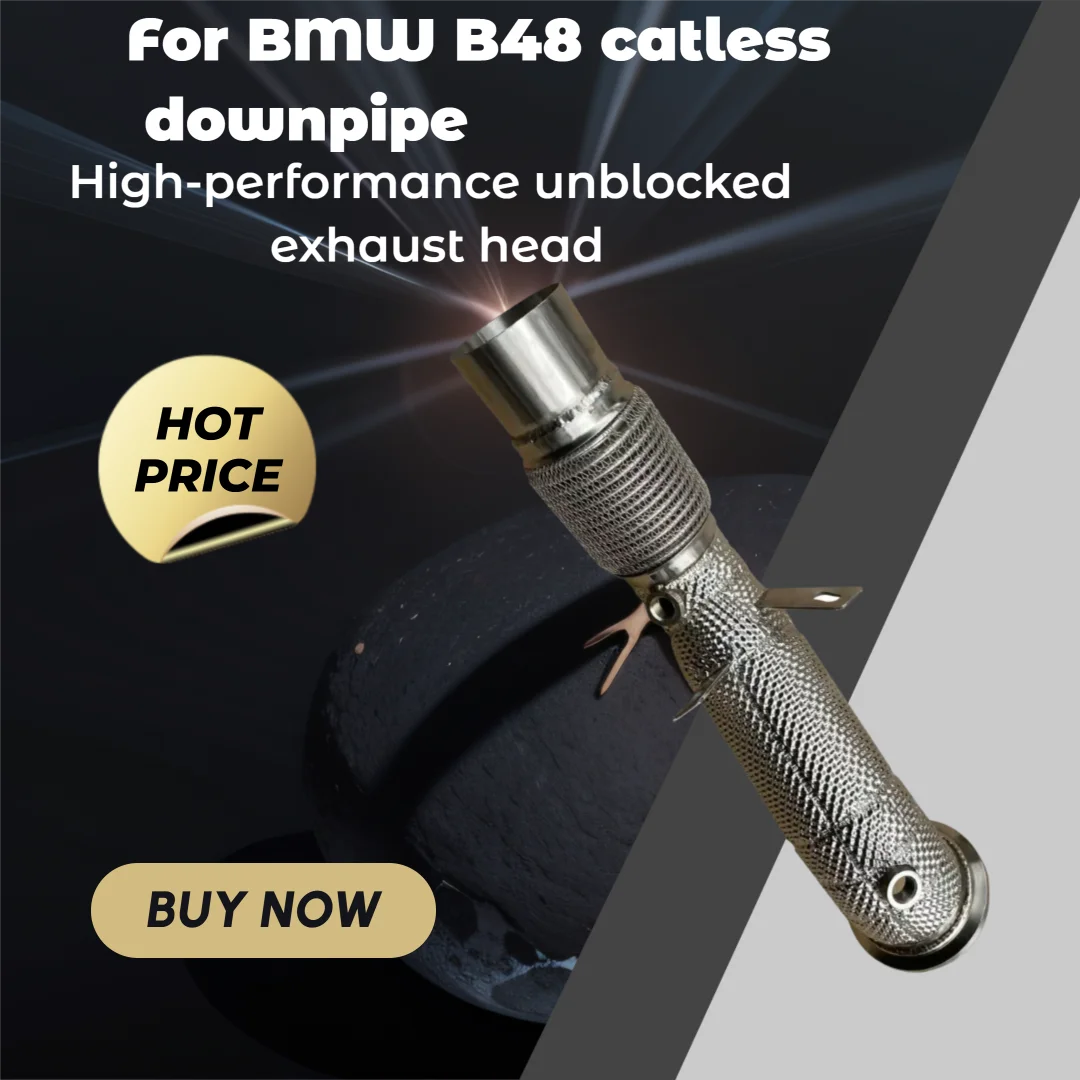 Для BMW B48 2.0t выхлопная головка 120i 125I 220i 230i 320i 330i 420i 430i F20 F21 F22 F23 F30 F31 F32 F33 F34 F36 Catless downpipe