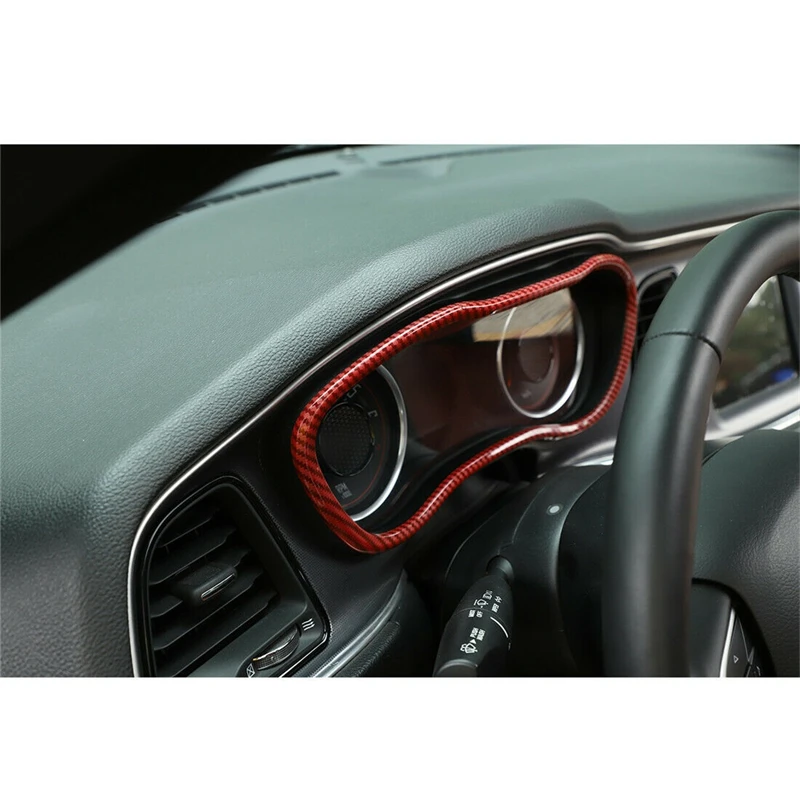 

Для Dodge Challenger 2015-2021 приборная панель, рамка приборной панели, накладка, ABS, углеродное волокно, автомобильные аксессуары