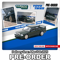 Tarmac Works 1:64 190E 2.5-16 EVO 1 TOYO TIRES green alloy car model