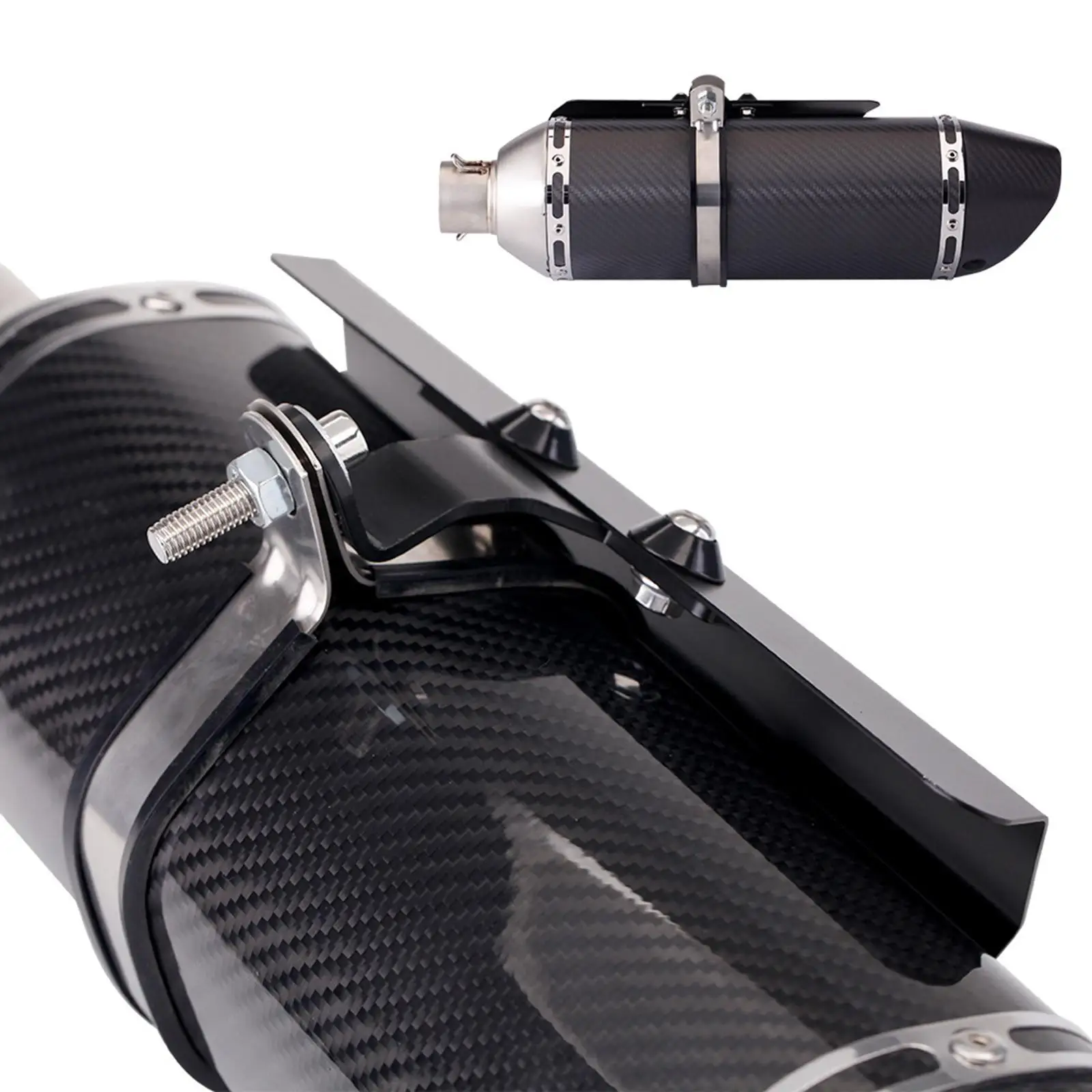 Теплозащитный экран выхлопной трубы мотоцикла, изоляционная защита от ожогов, выхлопная крышка для уличного мотоцикла, мотоцикла