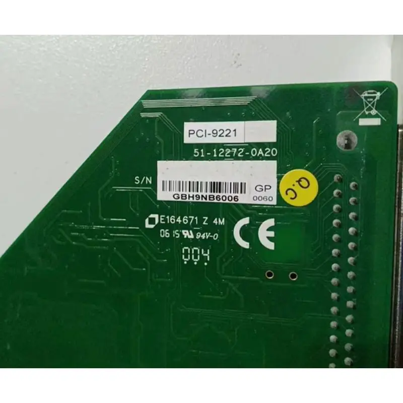 Подержанная карта сбора данных PCI-9221 протестирована в порядке и быстро отправлен.