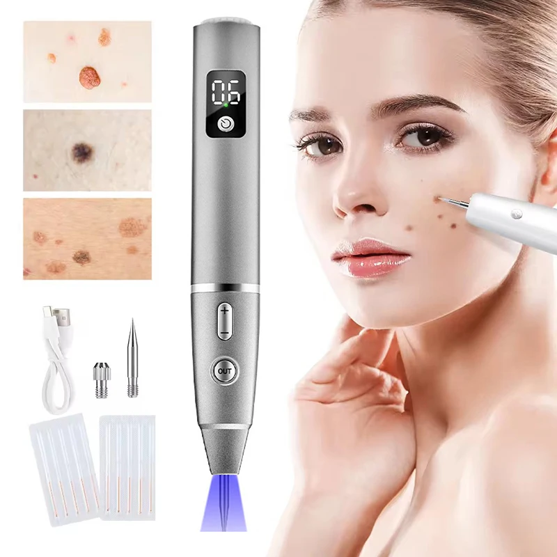 Plasma Pen Skin Tag Remover Mole Removal Wart Spots Dark Dpot Black Dot Nevus Freckle Flat Blemish Pimples Removal for Face Body