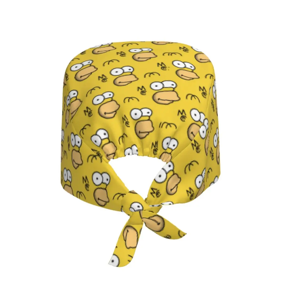 Custom Adjustable S-Simpsones-Anime Working Hat Women Men Scrub Caps Scrub Nursing Doctor Surgeon Cap for Nurse