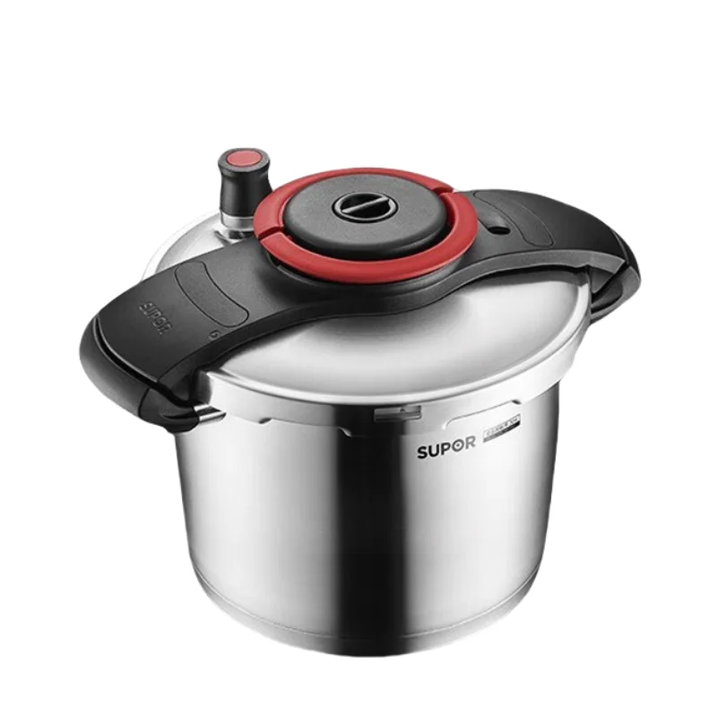 Premium SUPOR Pressure Cooker for Quick Cooking on Gas or Electric Stoves, Made with Durable 304 Stainless Steel 100kpa