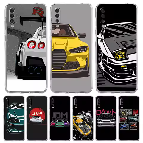 JDM Type R Civic Sport Car Case For Samsung A54 A52 A50 A70 A40 A20S A20E A02S A12 A14 A16 A22 A24 A42 A34 A32 5G A04s A06 Cover