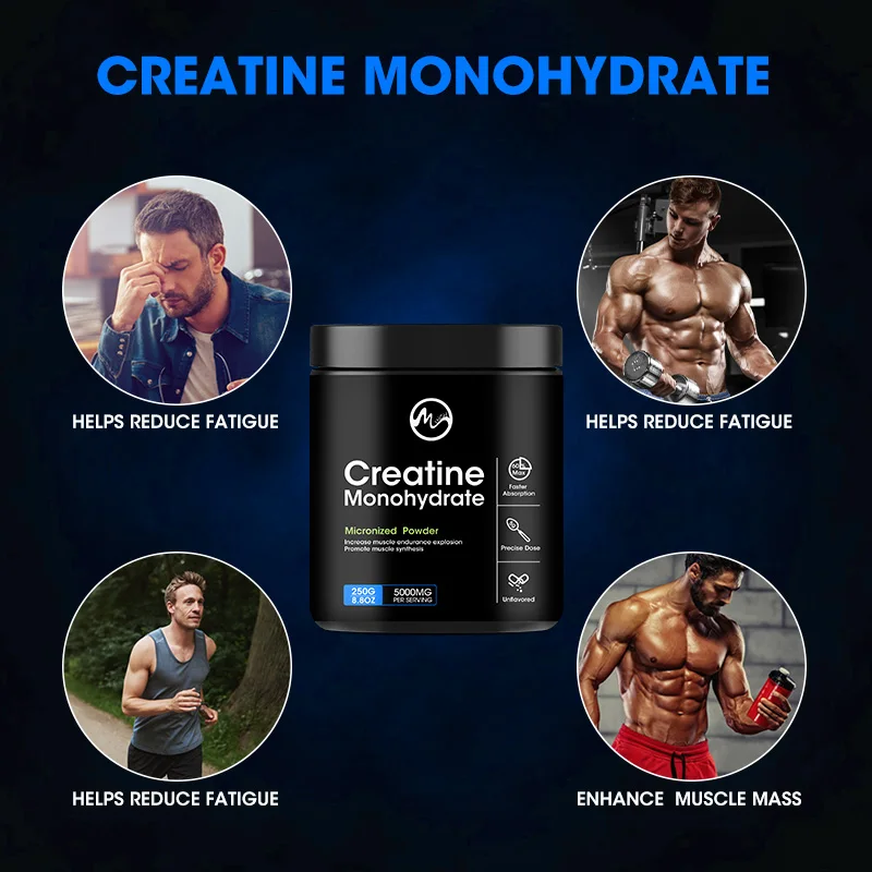 Mutsweet Creatine 5000 mg for Muscle Mass Strength, and Performance Improvement Workout Recovery Endurance for gym