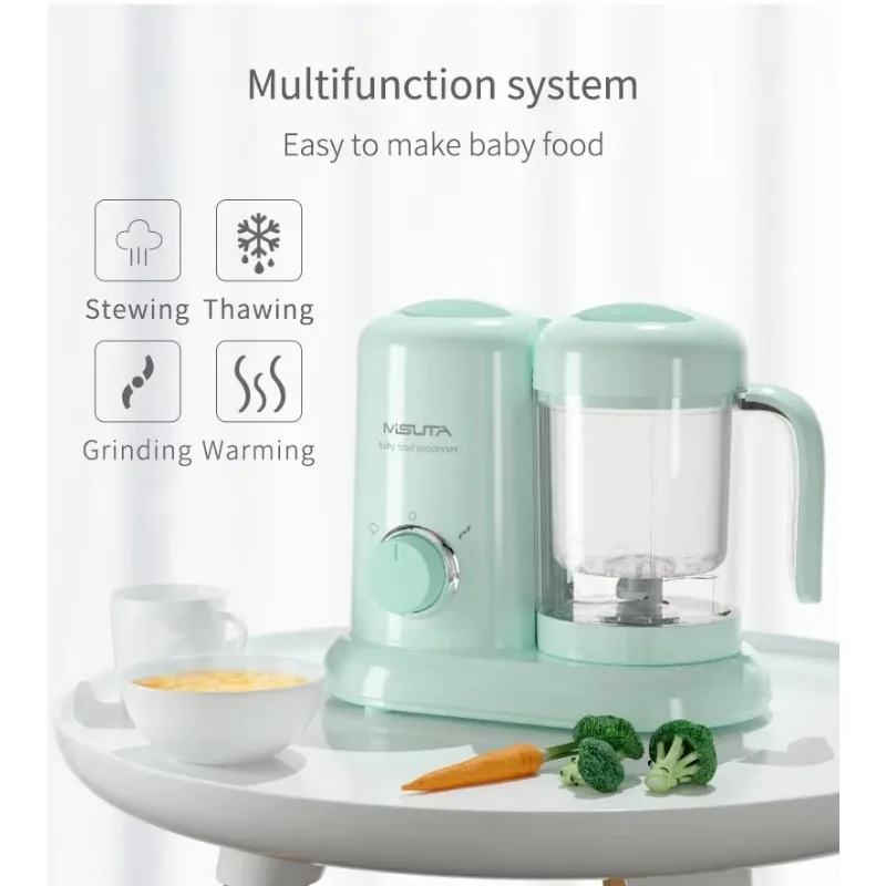 

Automatic Electric Food Mixer Multifunctional Food Manufacturer Handling with Tools Steamer Household Chopping Function